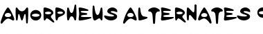 Download Amorpheus Alternates Font Title Preview