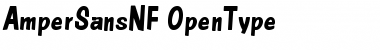 Download Amper Sans NF Regular Font Title Preview