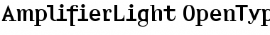 Download Amplifier Regular Font Title Preview