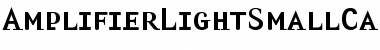 Download Amplifier LightSmallCaps Font Title Preview