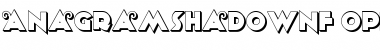 Download Anagram Shadow NF Regular Font Title Preview