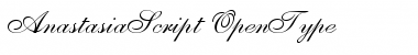 Download AnastasiaScript Regular Font Title Preview