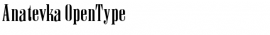 Download Anatevka Regular Font Title Preview