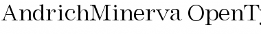Download Andrich Minerva Font Title Preview