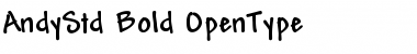 Download Andy Std Bold Font Title Preview