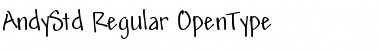Download Andy Std Regular Font Title Preview