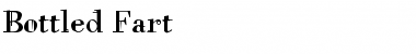 Download Bottled Fart Regular Font Title Preview