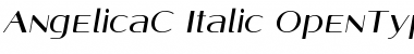 Download AngelicaC Italic Font Title Preview