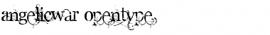 Download Angelic War Regular Font Title Preview