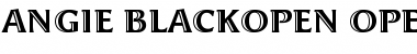 Download Angie BlackOpen Font Title Preview