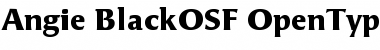 Download Angie BlackOSF Font Title Preview