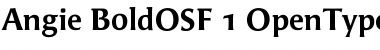 Download Angie BoldOSF Font Title Preview