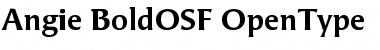 Download Angie BoldOSF Font Title Preview