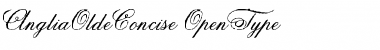 Download AngliaOldeConcise Regular Font Title Preview