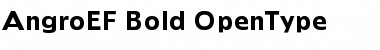 Download AngroEF-Bold Regular Font Title Preview