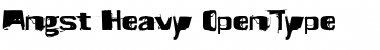 Download Angst Heavy Font Title Preview