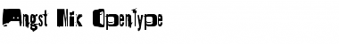 Download Angst Mix Font Title Preview