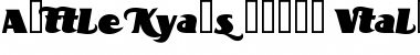Download BottleKaps Profi Italic Regular Font Title Preview