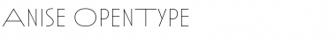 Download Anise Regular Font Title Preview