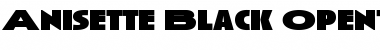 Download Anisette Black Font Title Preview