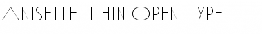 Download Anisette Thin Font Title Preview