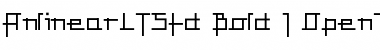 Download Anlinear LT Std Bold Font Title Preview