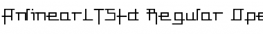 Download Anlinear LT Std Regular Font Title Preview