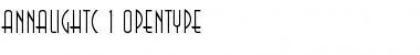 Download AnnaLightC Regular Font Title Preview