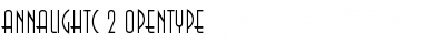 Download AnnaLightC Regular Font Title Preview