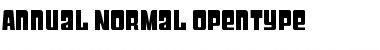 Download Annual Normal Font Title Preview