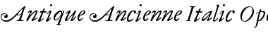 Download Antique Ancienne Italic Font Title Preview