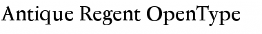 Download Antique Regent Regular Font Title Preview