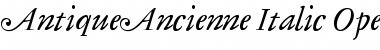 Download AntiqueAncienne Italic Font Title Preview