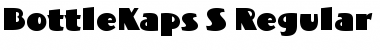 Download BottleKaps S Regular Regular Font Title Preview