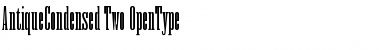 Download AntiqueCondensed Two Font Title Preview
