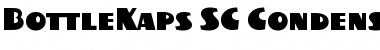 Download BottleKaps SC Condensed Regular Font Title Preview