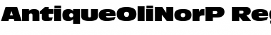 Download Antique Olive Nord P Regular Font Title Preview