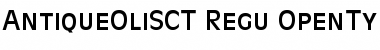 Download Antique Olive SC T Regular Font Title Preview