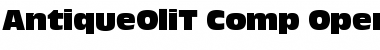 Download Antique Olive T Compact Font Title Preview