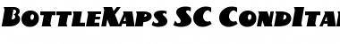 Download BottleKaps SC CondItalic Regular Font Title Preview