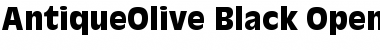 Download AntiqueOlive Regular Font Title Preview