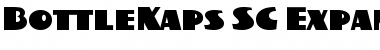 Download BottleKaps SC Expanded Regular Font Title Preview