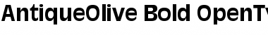 Download AntiqueOlive Regular Font Title Preview