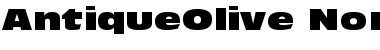Download AntiqueOlive Regular Font Title Preview