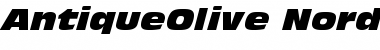 Download AntiqueOlive Regular Font Title Preview