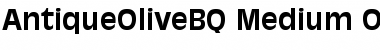 Download Antique Olive BQ Regular Font Title Preview