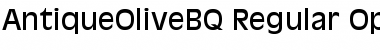 Download Antique Olive BQ Regular Font Title Preview