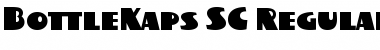 Download BottleKaps SC Regular Regular Font Title Preview
