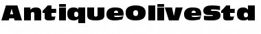 Download Antique Olive Std Nord Font Title Preview