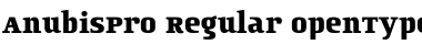 Download AnubisPro Regular Font Title Preview